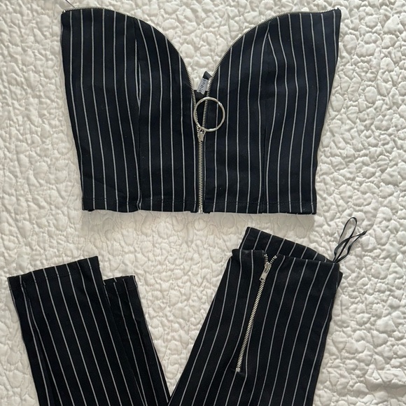 2 PIECE PINSTRIPE PANTS SET! - Picture 9 of 9